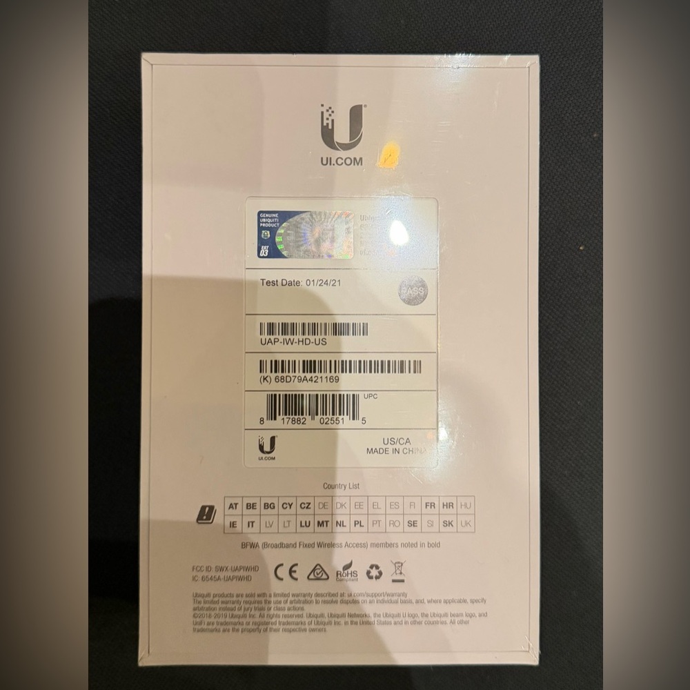🆕NWT Ubiquiti White Wireless Access Point NEVER OPENED!!